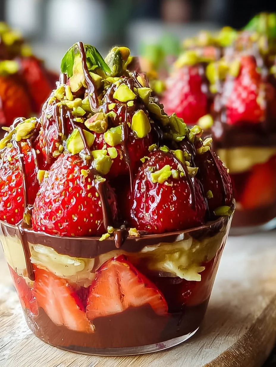 Dubai Chocolate Strawberries