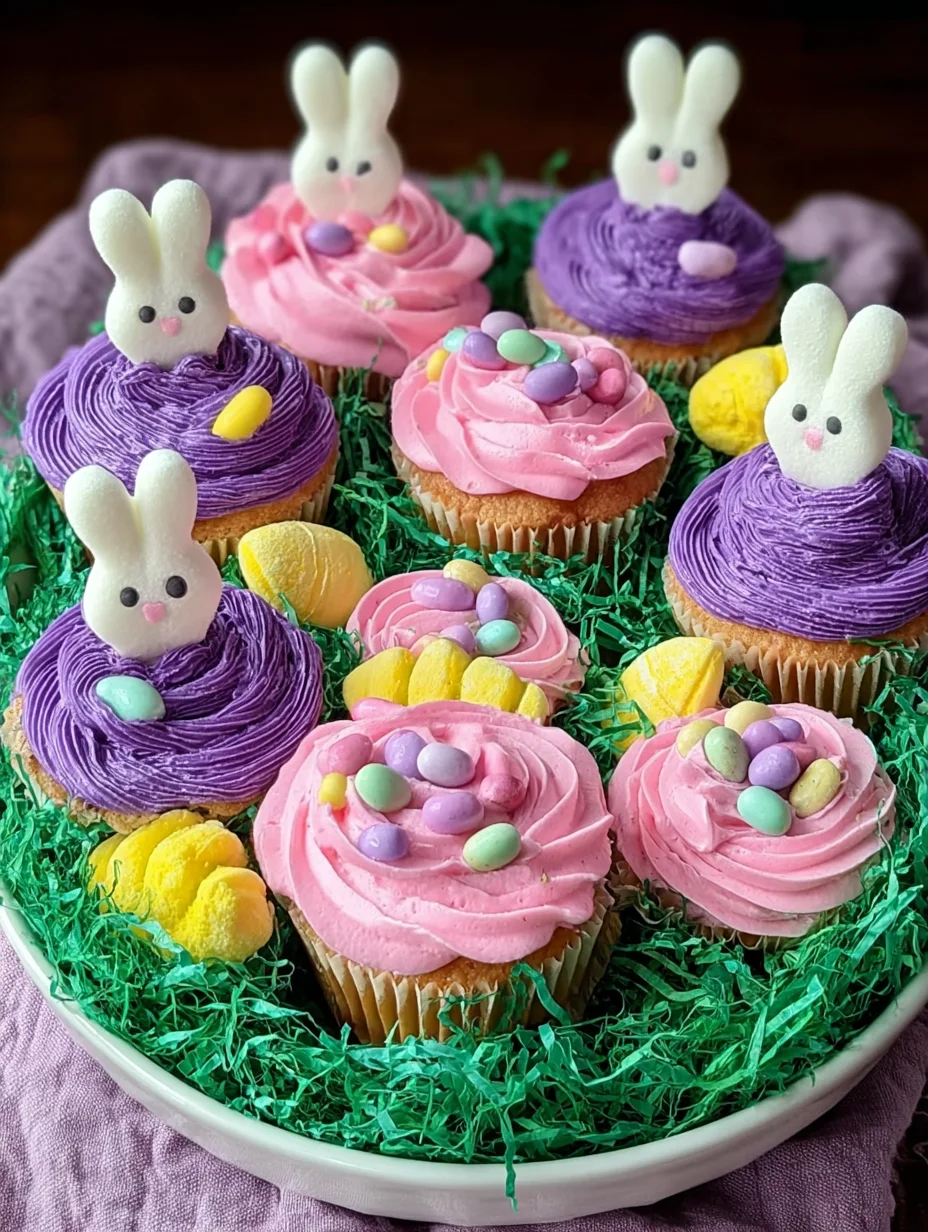 Easter Basket Cupcakes