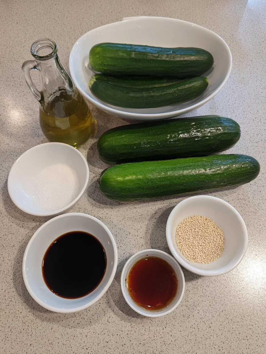 Easy Asian Cucumber Salad