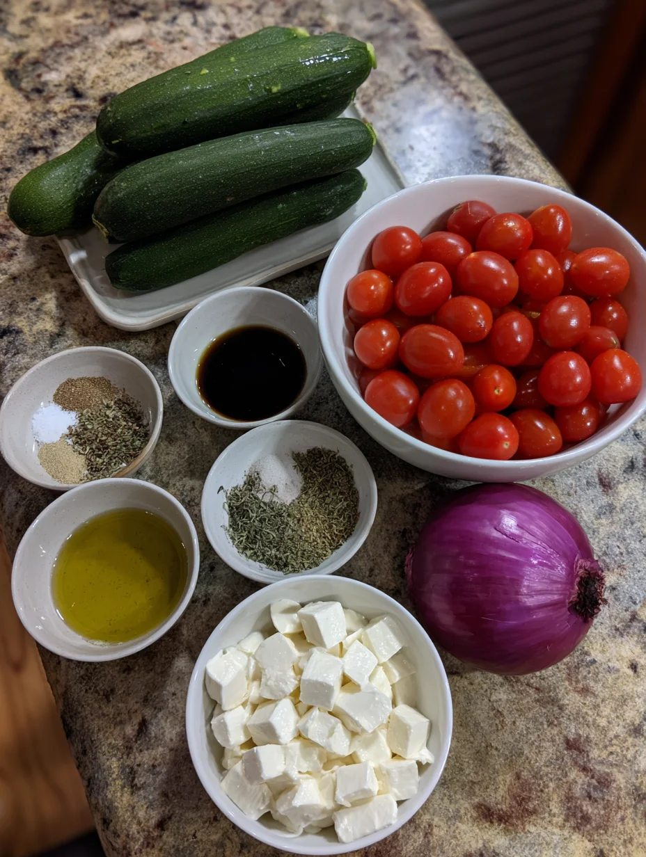 Fresh Cucumber Caprese Salad