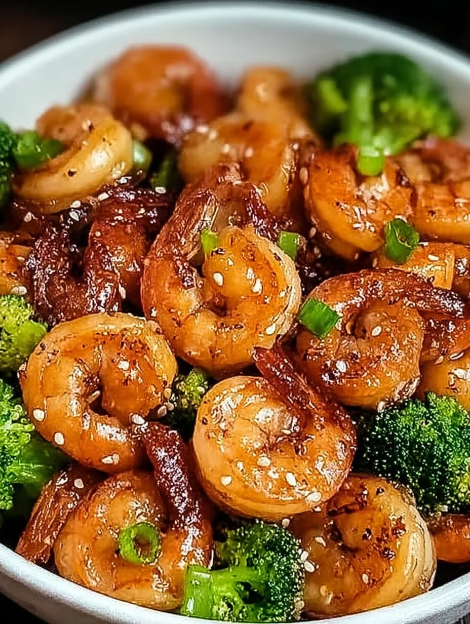 High-Protein Honey Garlic Shrimp