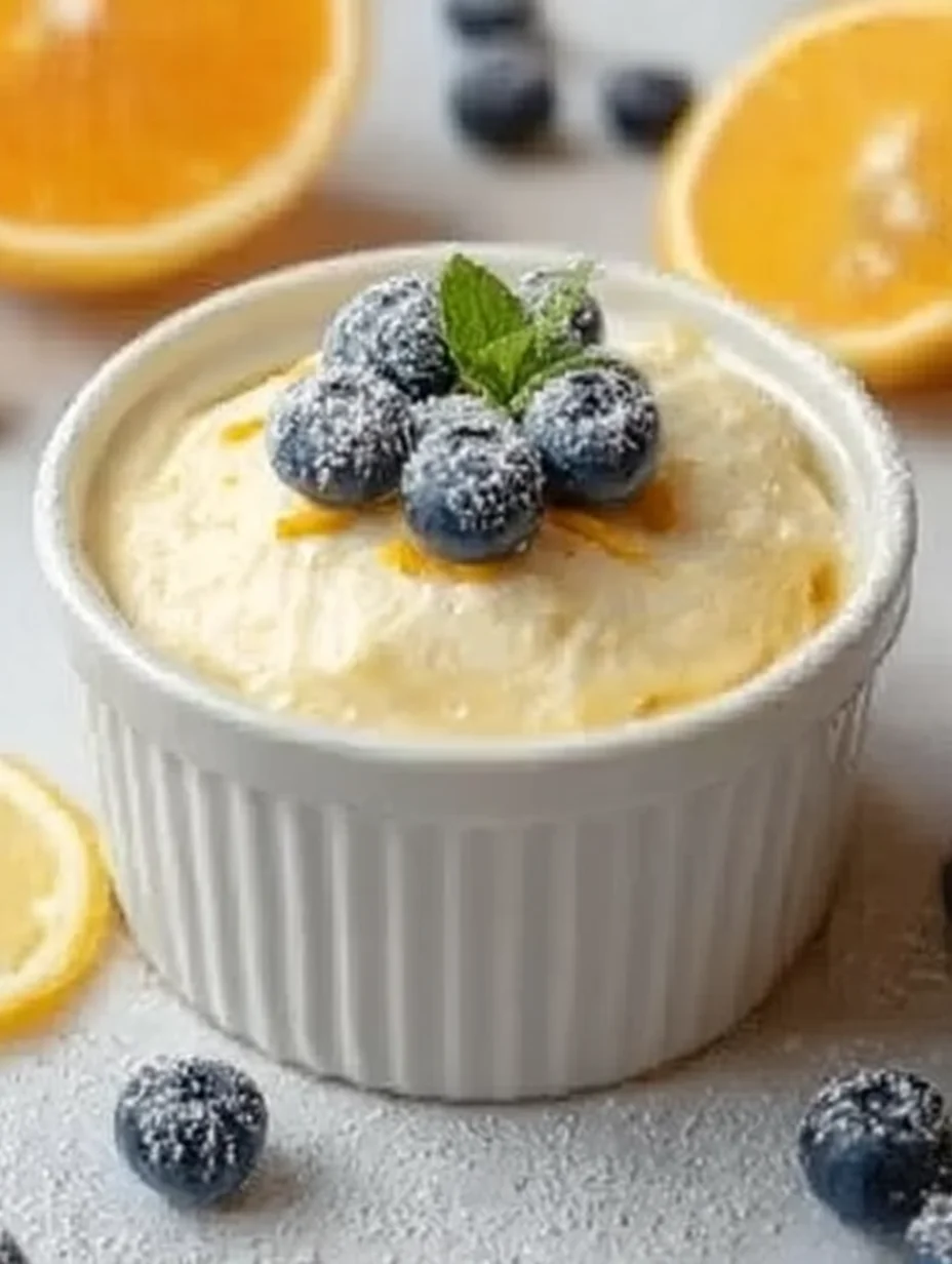 High Protein Lemon Cottage Cheese Pudding