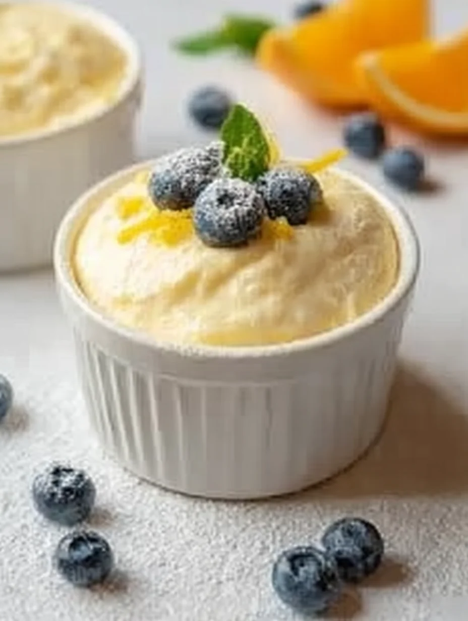 High Protein Lemon Cottage Cheese Pudding