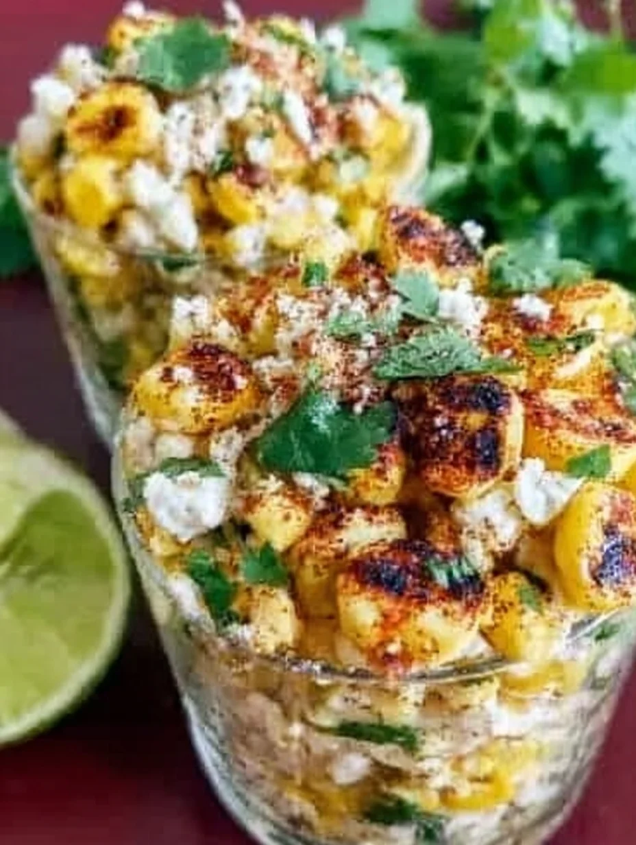 Mexican Street Corn Salad Cups