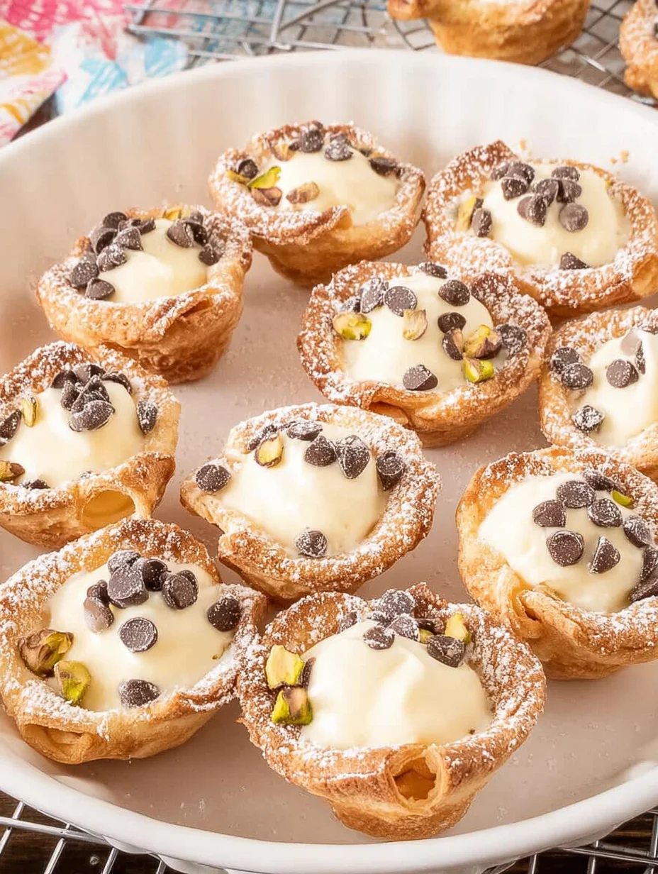 Mini Cannoli Cups
