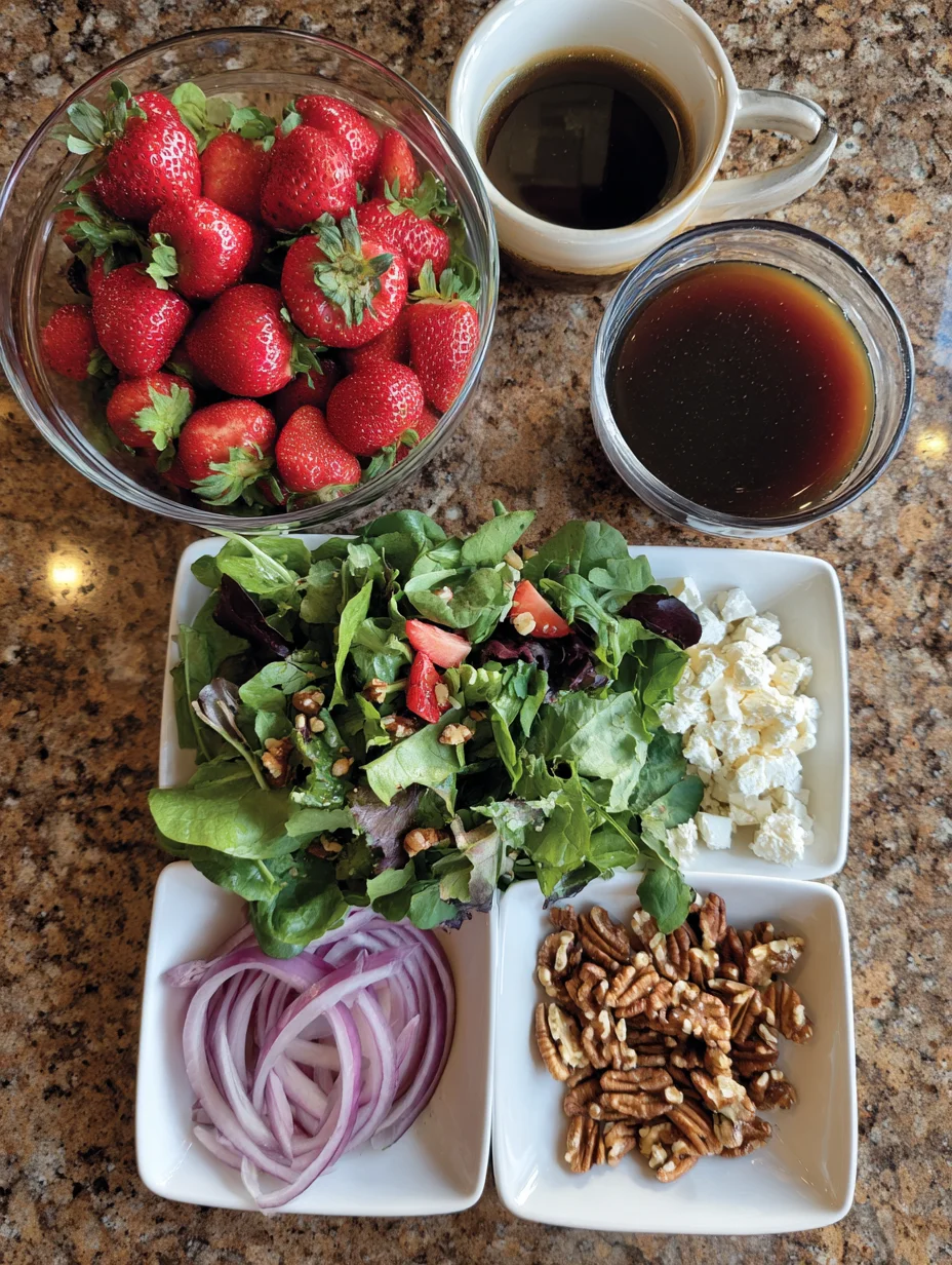 Quick Easter Strawberry Spring Salad