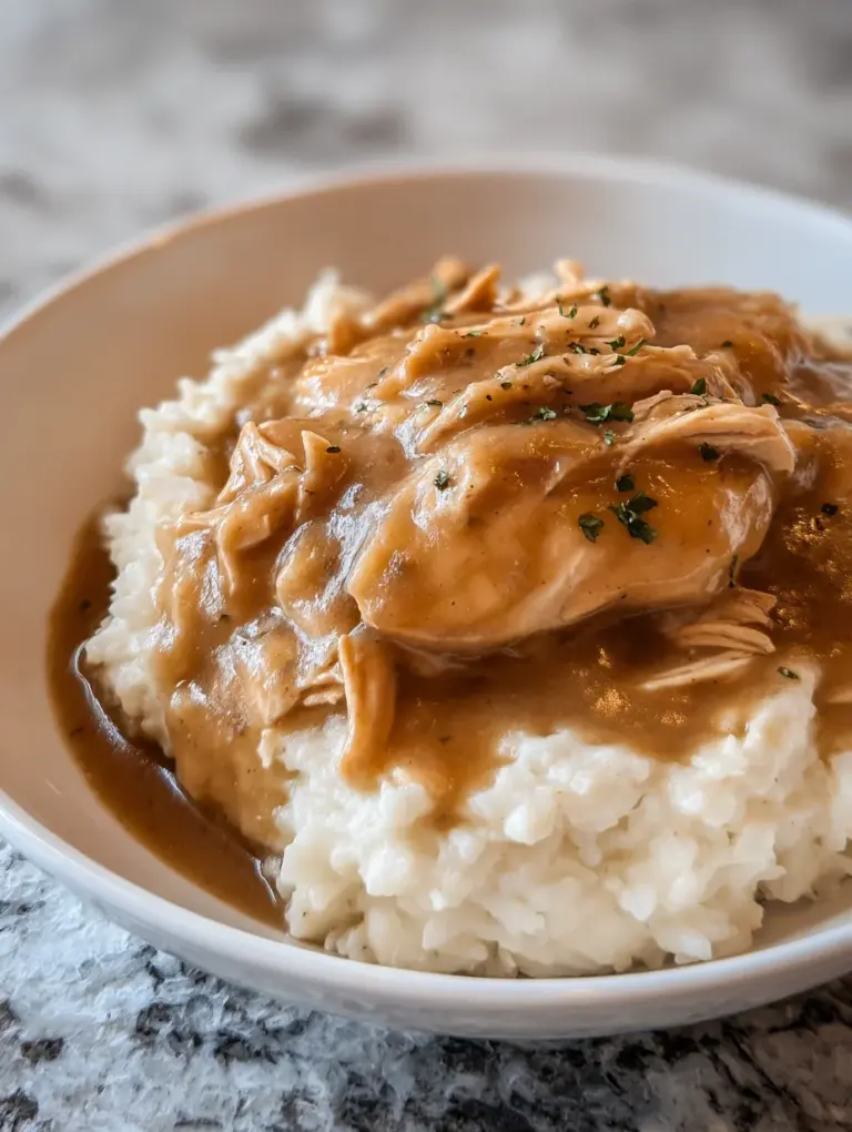 Slow Cooker Chicken and Gravy