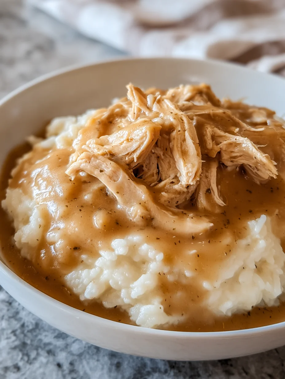 Slow Cooker Chicken and Gravy