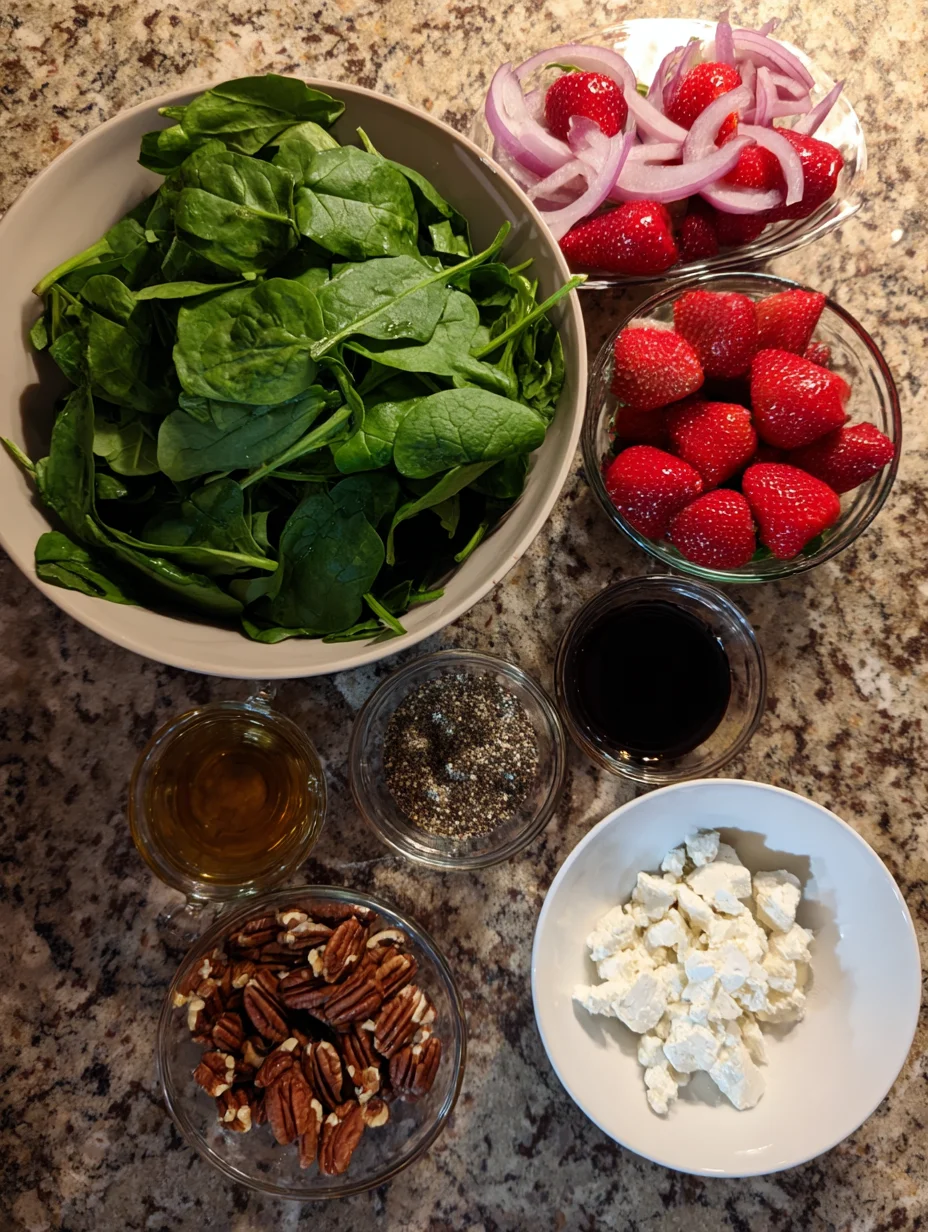 Spinach Strawberry Salad