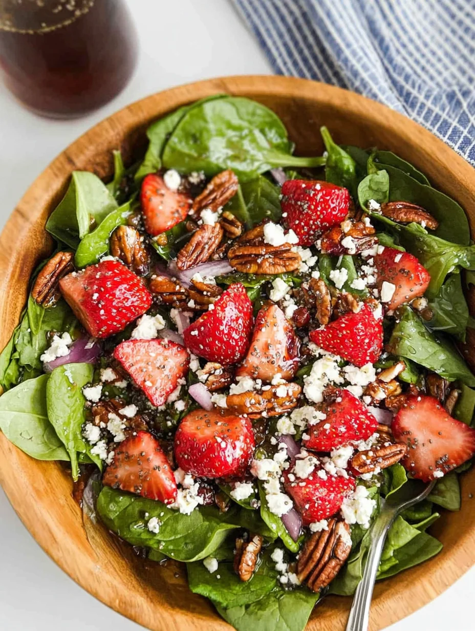 Spinach Strawberry Salad