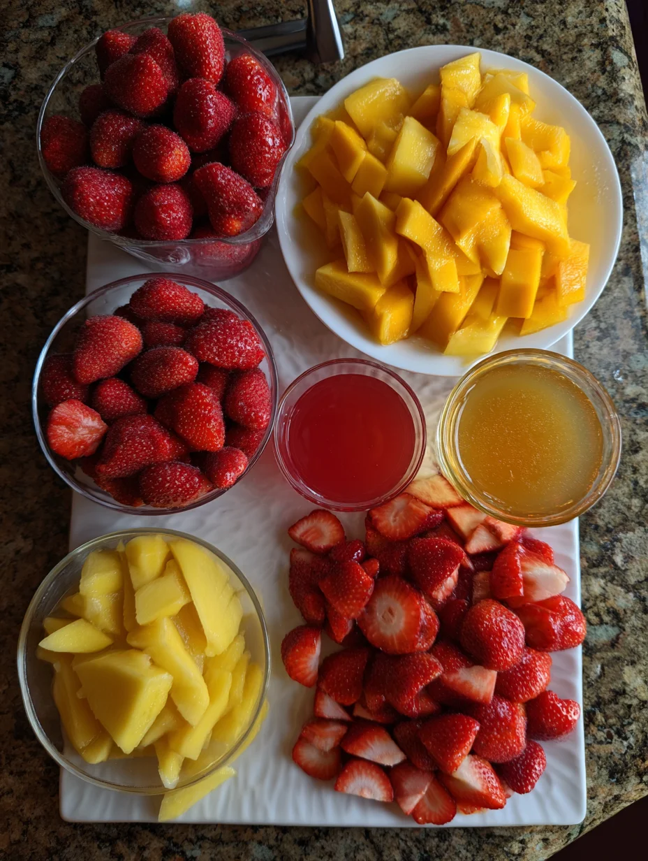 Strawberry Mango Margarita