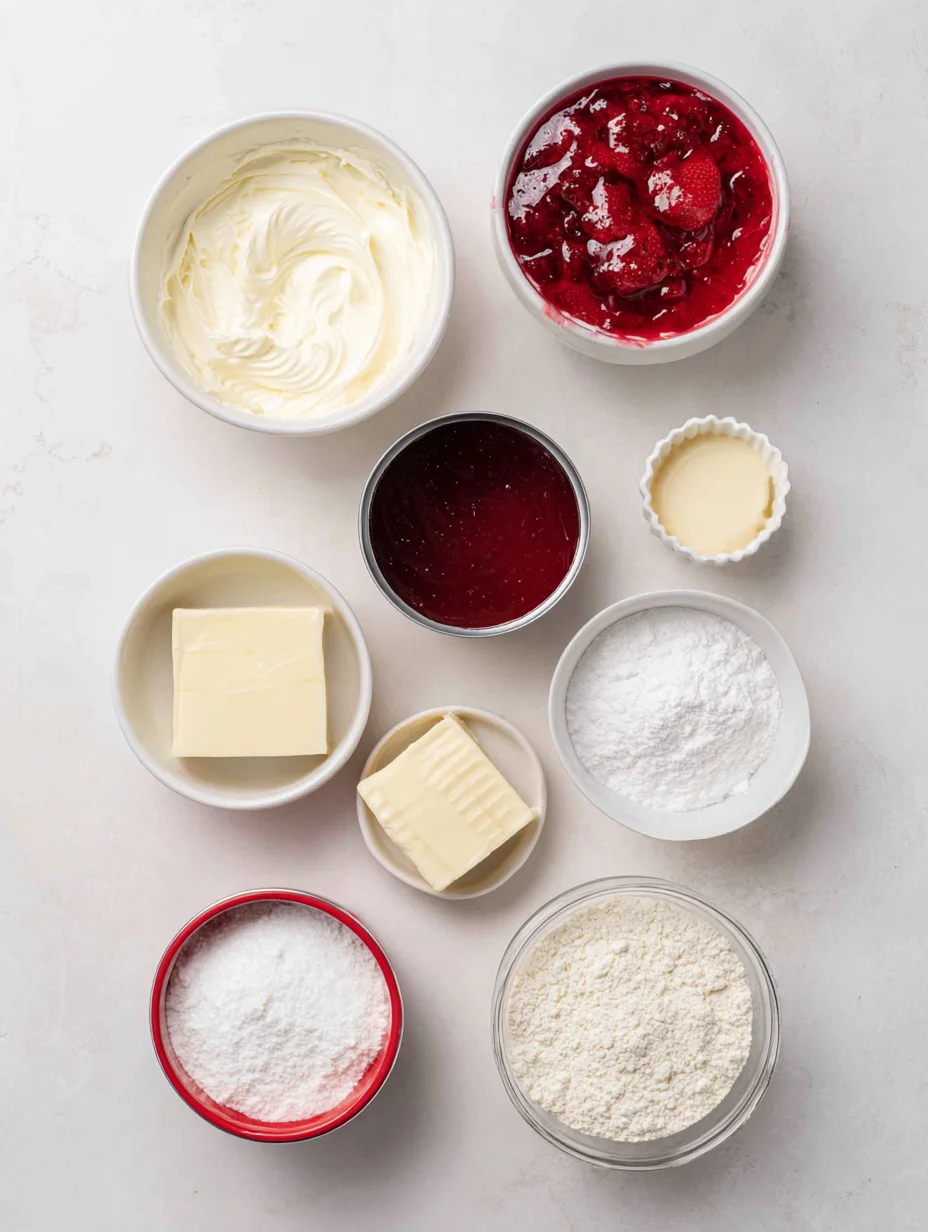 Strawberry Shortcake Freezer Pie