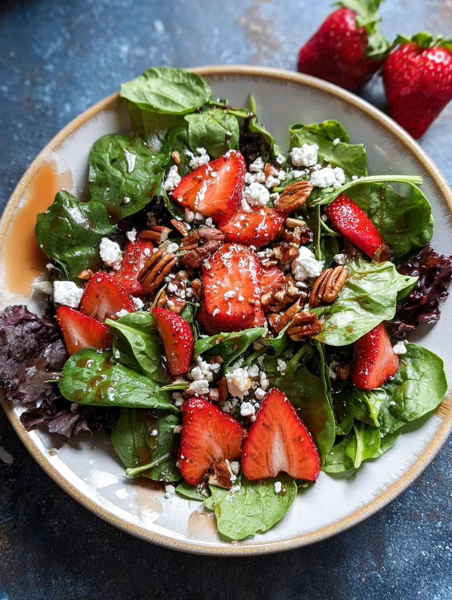 Strawberry Spinach Salad