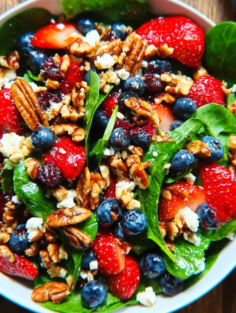 Strawberry Spinach Salad