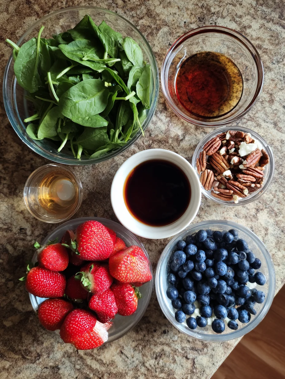 Strawberry Spinach Salad