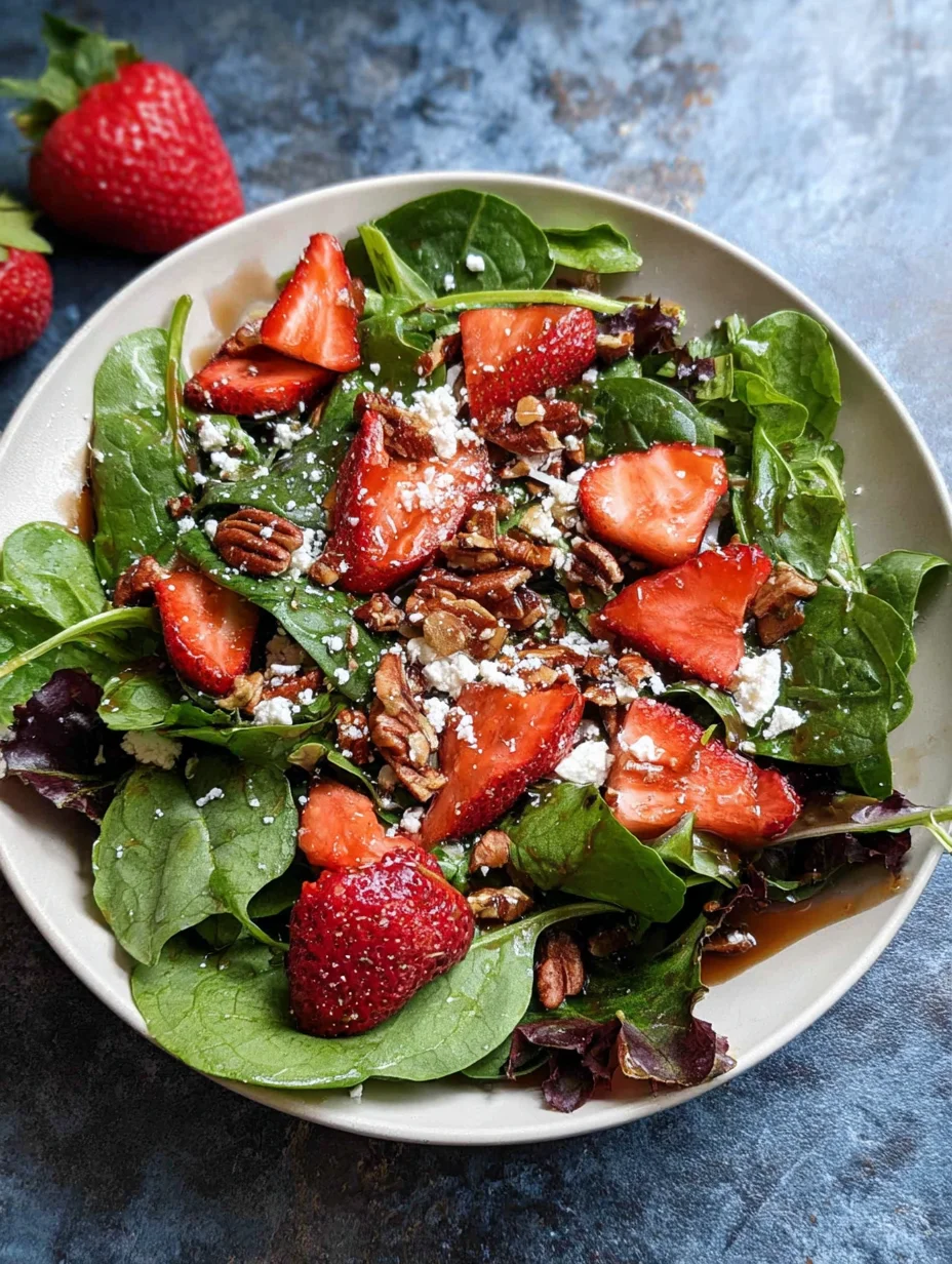 Strawberry Spinach Salad
