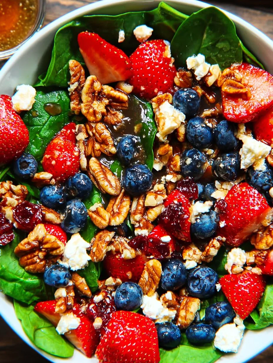 Strawberry Spinach Salad