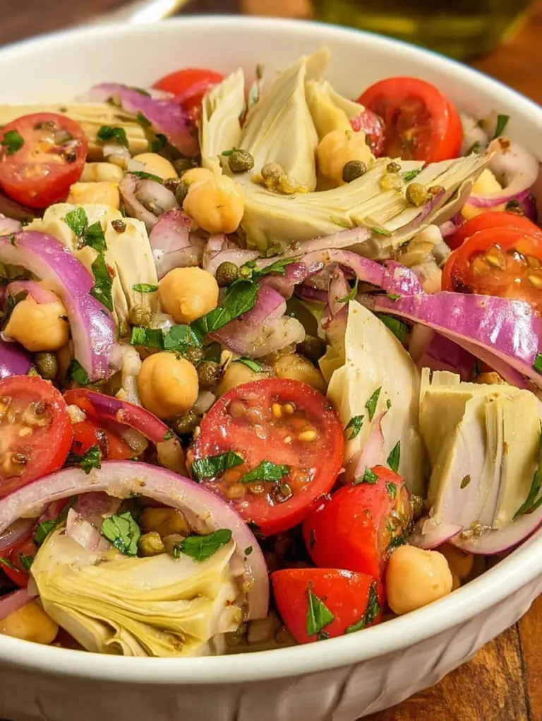 Tuscan Artichoke Tomato Salad