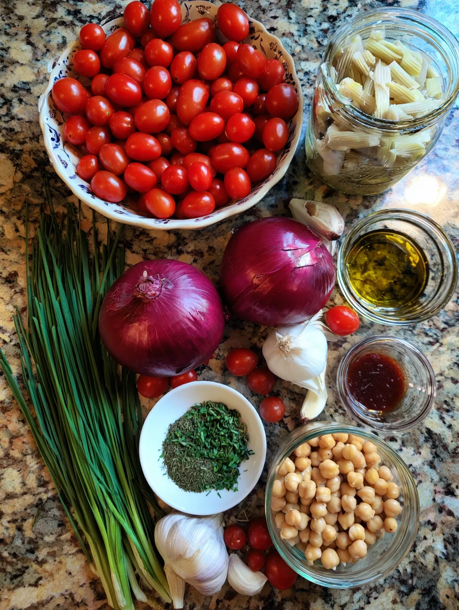 Tuscan Artichoke Tomato Salad