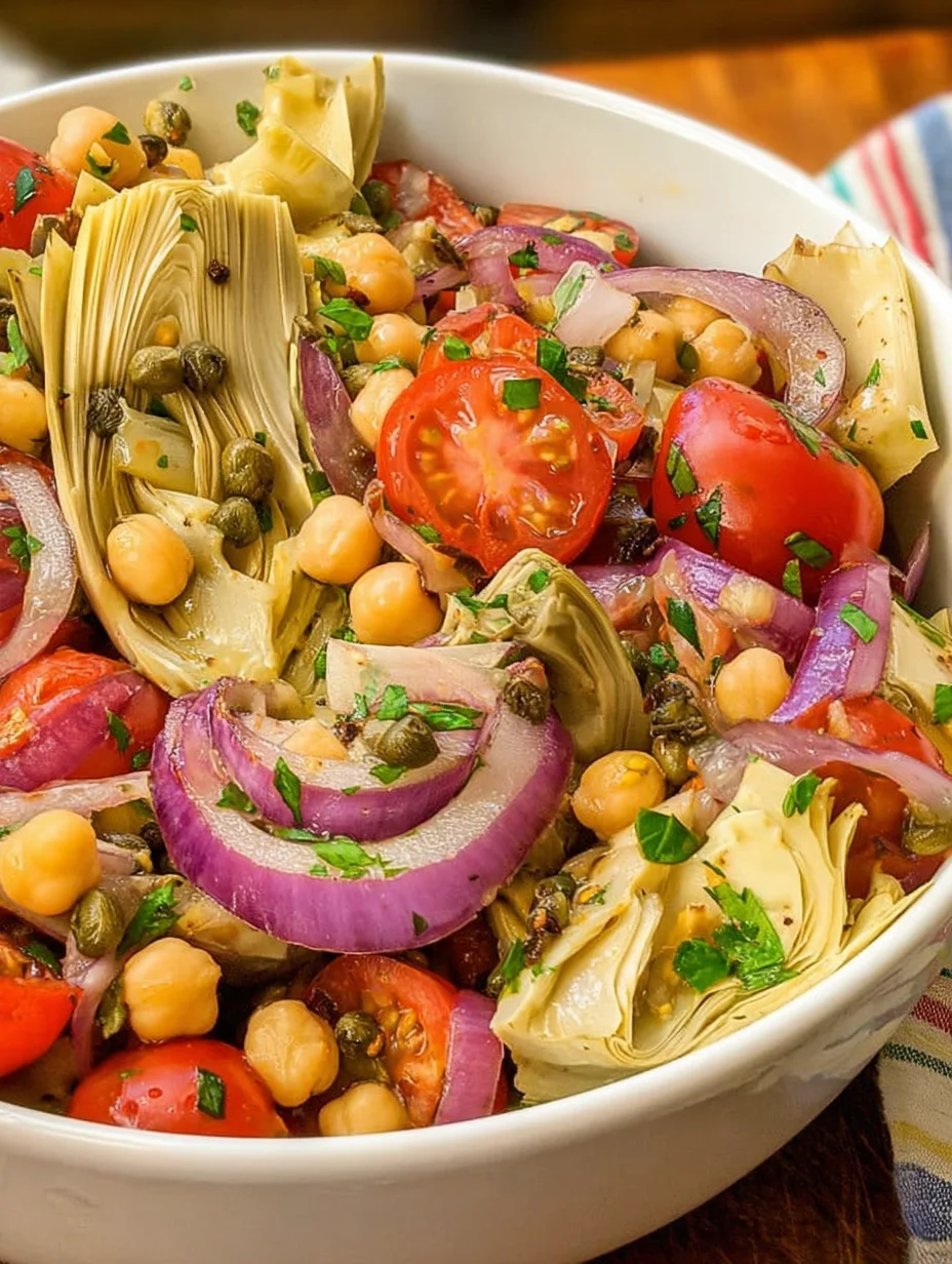 Tuscan Artichoke Tomato Salad