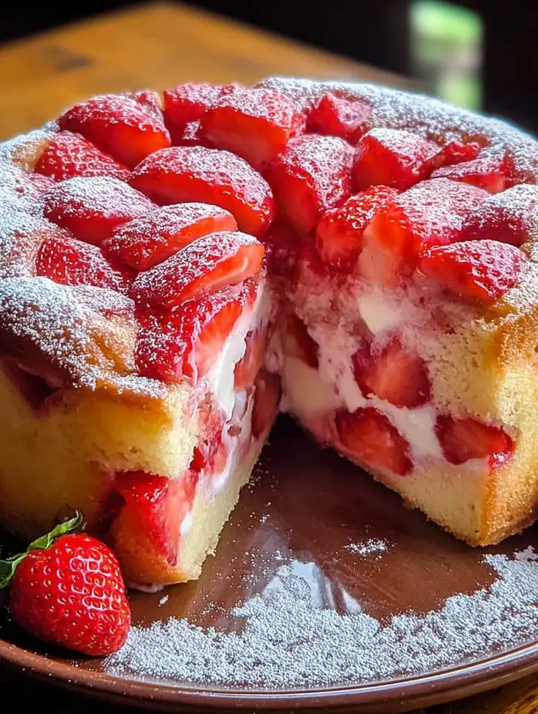 Easy Strawberry Cake