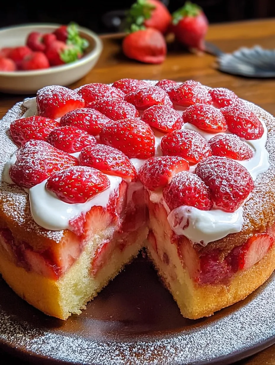 Easy Strawberry Cake